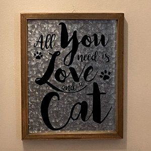Cat Wall Decor - New With Tags
